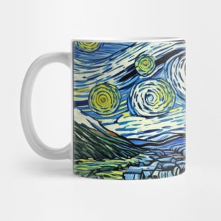 Starry Night Style Mug